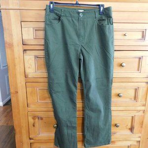 Chico's 2.5 Regular Green Colored Jeans - Nice
